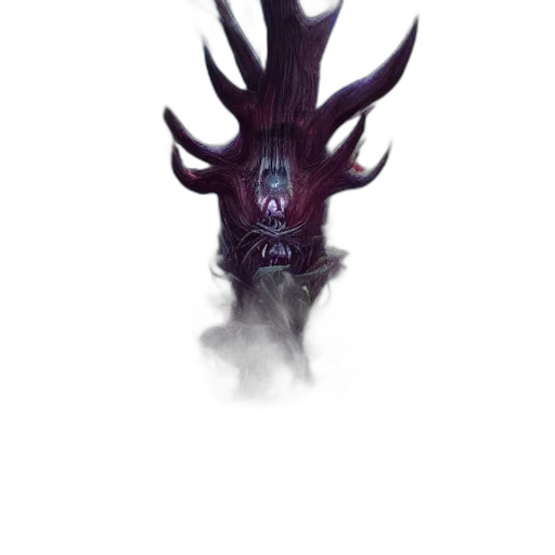 creature, mask, crown, face, concept art, fantasy art, watercolor, pixel art transparent PNG cut-out