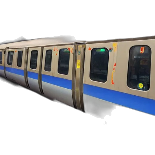 3d render, photorealistic, concept art, metro, trains, held, apart, metroid transparent PNG cut-out