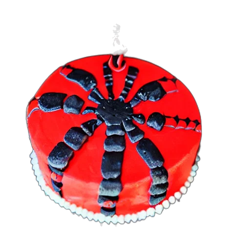 crown, food, 3d render, spider, birthday, cake transparent PNG cut-out
