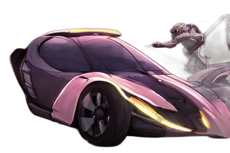 car, weapon, concept art, fantasy art transparent PNG cut-out