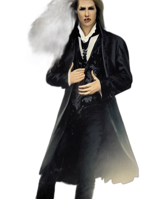 jacket, staff, concept art, photorealistic, fantasy art, cartoon, rain, fog transparent PNG cut-out
