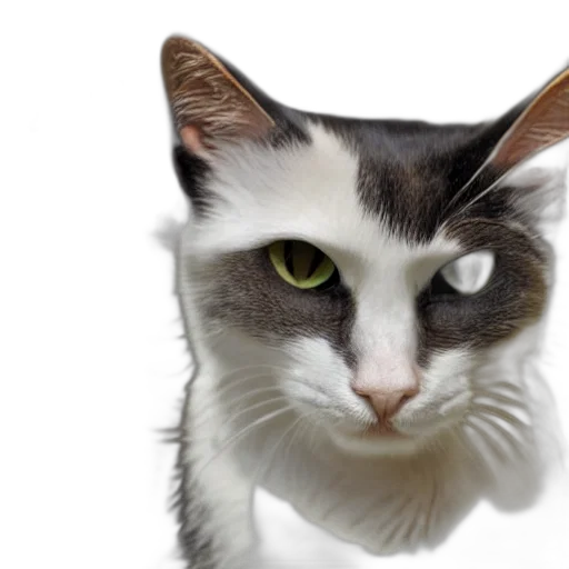 animal, face, creature, staff, photorealistic, 3d render, cat, fangs transparent PNG cut-out