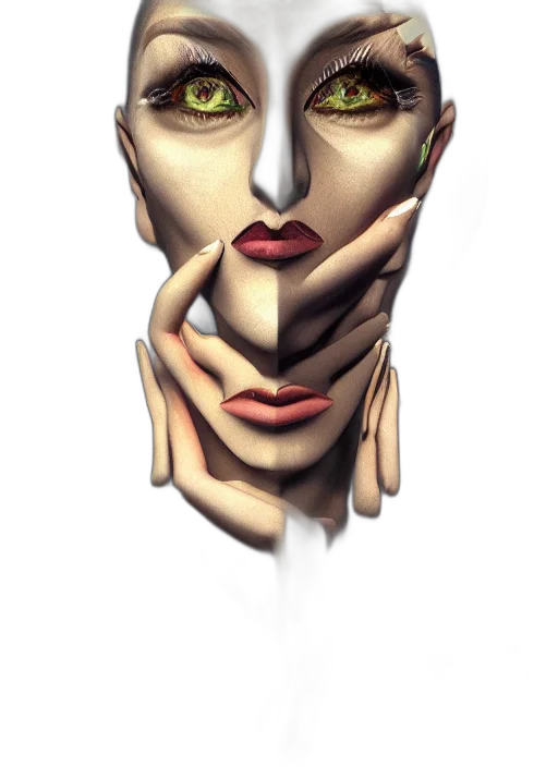 face, mask, jewelry, robot transparent PNG cut-out