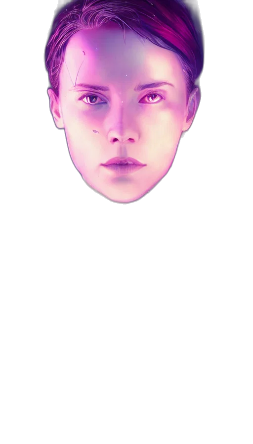face, mask, crown, creature transparent PNG cut-out