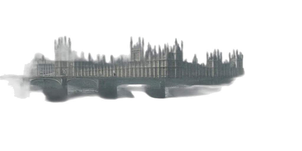 building, crown, weapon, 3d render transparent PNG cut-out