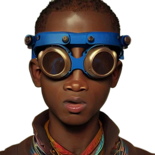 mask, face, jewelry, robot, 3d render, photorealistic, concept art, cyberpunk transparent PNG cut-out
