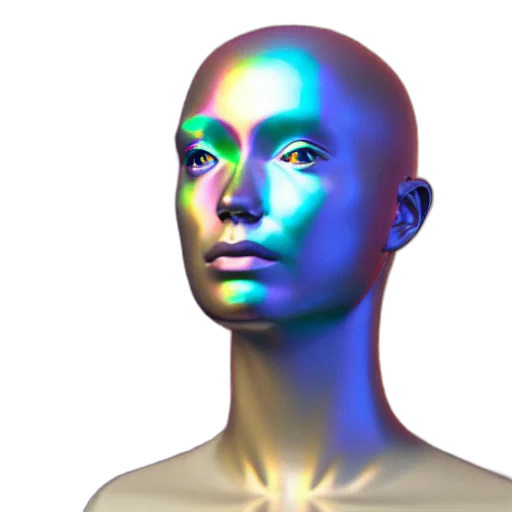 robot, face, mask, jewelry transparent PNG cut-out