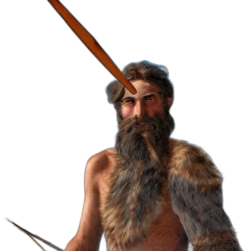 staff, sword, animal, weapon, concept art, fantasy art, 3d render, photorealistic transparent PNG cut-out