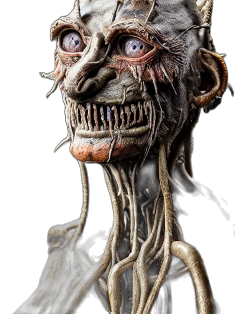 mask, face, robot, creature, concept art, 3d render, photorealistic, comic book art transparent PNG cut-out