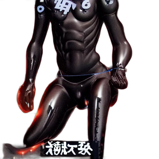 robot, concept art, cyberpunk, comic book art transparent PNG cut-out