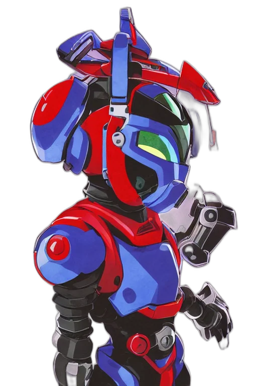 robot, weapon, concept art, 3d render, pixel art, watercolor, boss, ninja transparent PNG cut-out