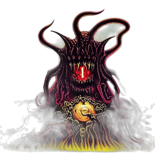 creature, hair, crown, mask transparent PNG cut-out