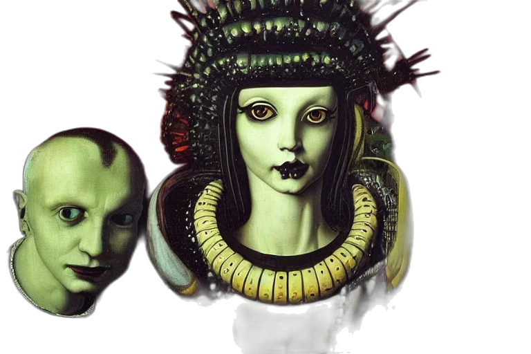 mask, face, concept art, fantasy art transparent PNG cut-out