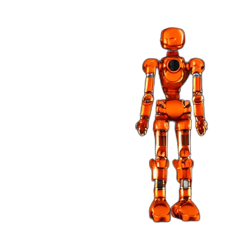robot, 3d render, concept art, pixel art transparent PNG cut-out