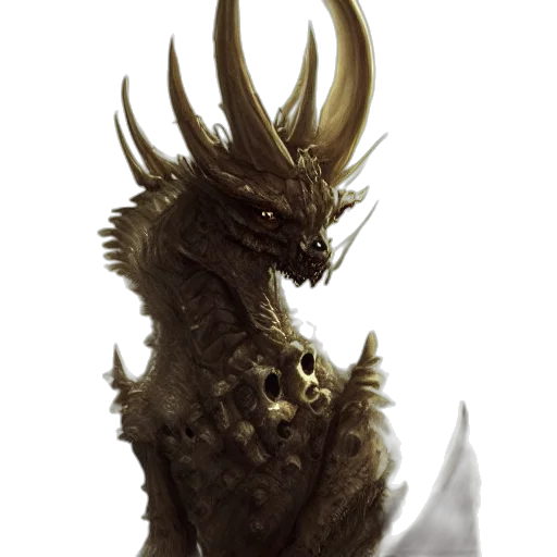 dragon, creature, mask, animal transparent PNG cut-out