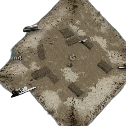 umbrella, furniture, jewelry, jacket, 3d render, earth tones, monochrome, videogame transparent PNG cut-out