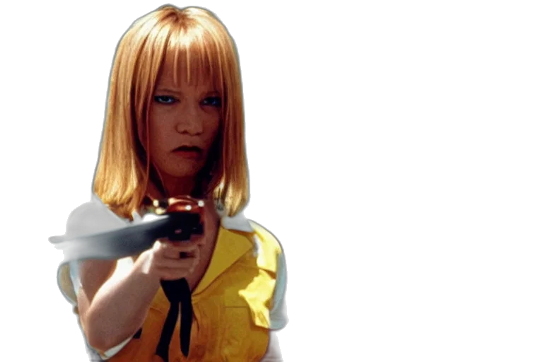 weapon, pulp, fiction, fabienne transparent PNG cut-out
