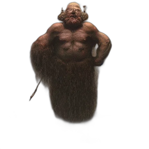animal, creature, hair, staff, concept art, 3d render, fantasy art, photorealistic transparent PNG cut-out