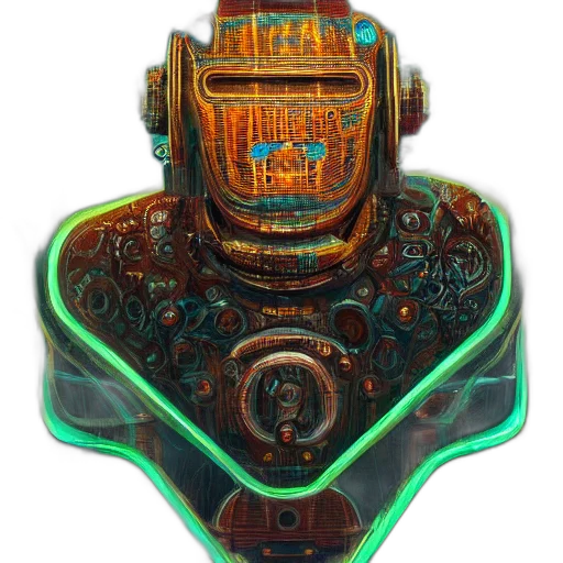 robot, mask, jewelry, face transparent PNG cut-out