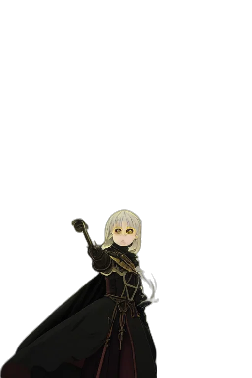 sword, staff, weapon, dress transparent PNG cut-out