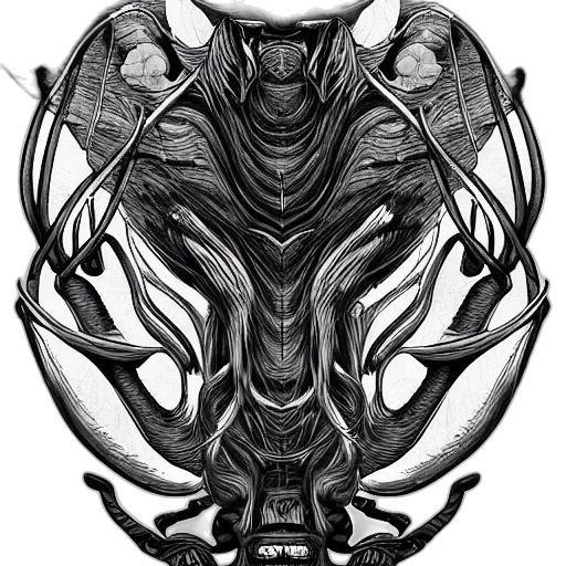 dragon, mask, creature, animal, fantasy art, concept art, comic book art, cyberpunk transparent PNG cut-out