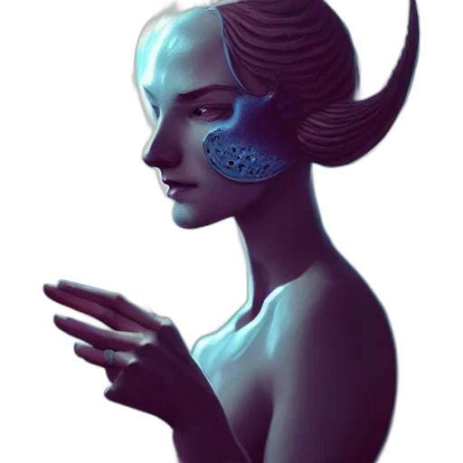 mask, face, jewelry, staff transparent PNG cut-out
