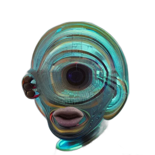 mask, creature, face, robot transparent PNG cut-out