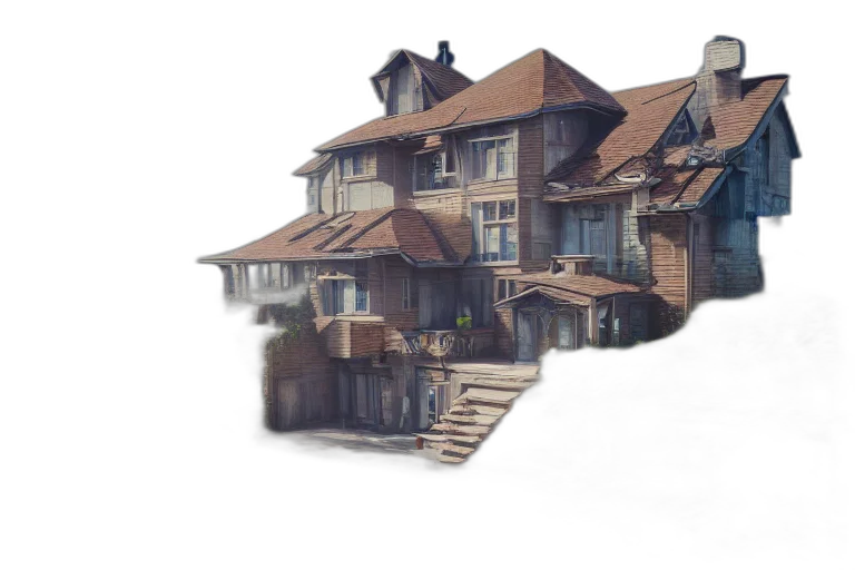building, mask, furniture, face transparent PNG cut-out