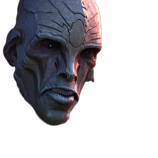 mask, face, creature, robot transparent PNG cut-out