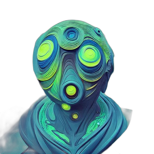 mask, robot, creature, face transparent PNG cut-out