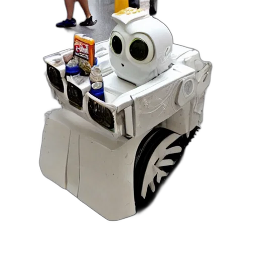 robot, car, weapon, 3d render, concept art, outer space, real, life transparent PNG cut-out