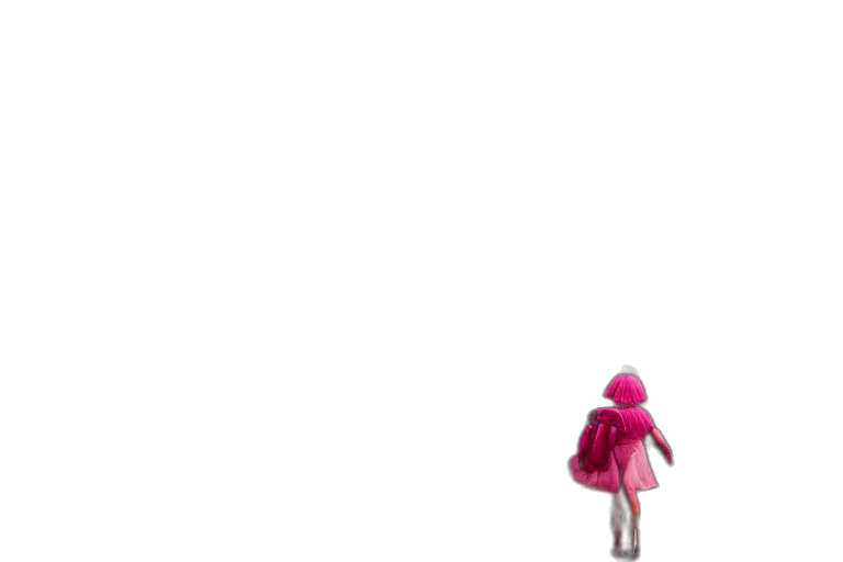 dress, umbrella, robot, creature, 3d render, concept art, pixel art, vaporwave transparent PNG cut-out