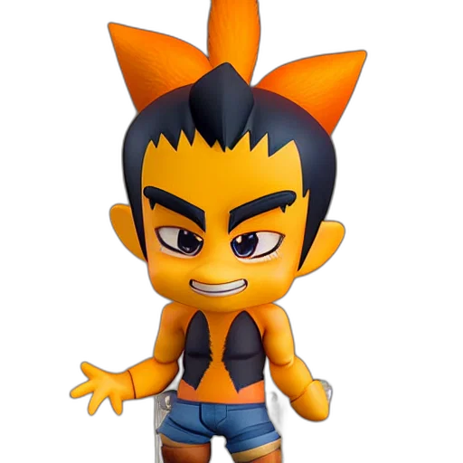 3d render, concept art, cartoon, nendoroid transparent PNG cut-out