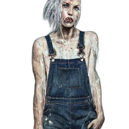 dress, photorealistic, concept art, cyberpunk, comic book art, full, body, pose transparent PNG cut-out