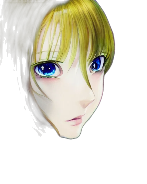 face, mask, robot, creature, photorealistic, anime, 3d render, watercolor transparent PNG cut-out