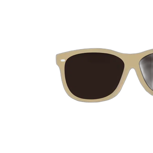 3d render, earth tones, golden, donkey, wearing, cool, sunglasses, beach transparent PNG cut-out