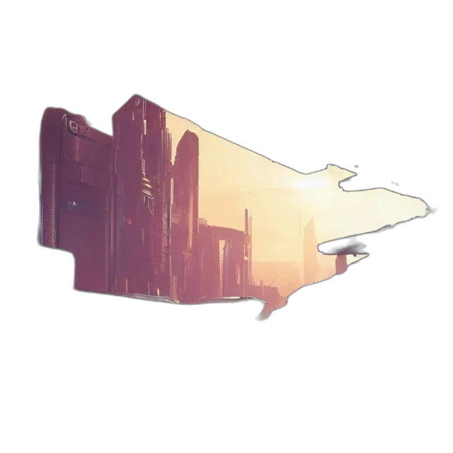 weapon, crown, sword, robot, concept art, pixel art, 3d render, fantasy art transparent PNG cut-out