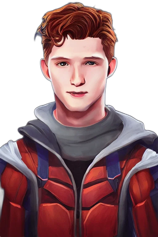 face, jacket, mask, photorealistic transparent PNG cut-out