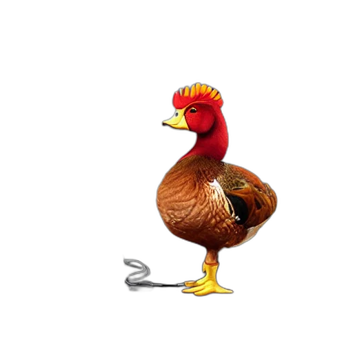 animal, food, staff, hat, pixel art, 3d render, concept art, photorealistic transparent PNG cut-out
