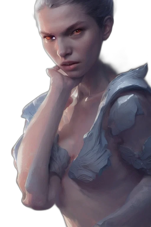 dress, face, crown, robot transparent PNG cut-out