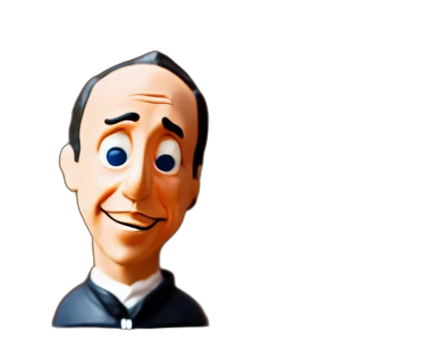 face, staff, robot, cartoon, 3d render, concept art, photorealistic, jerry transparent PNG cut-out