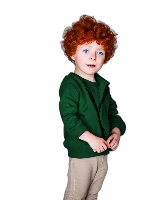 jacket, staff, creature, 3d render, photorealistic, green, portrait, photo transparent PNG cut-out