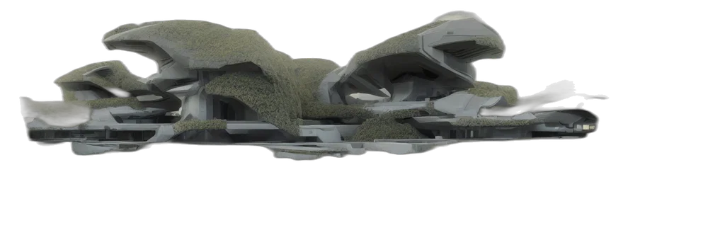 weapon, sword, shoes, car, 3d render, concept art, outer space, large transparent PNG cut-out