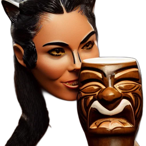 face, mask, fantasy art, photorealistic transparent PNG cut-out