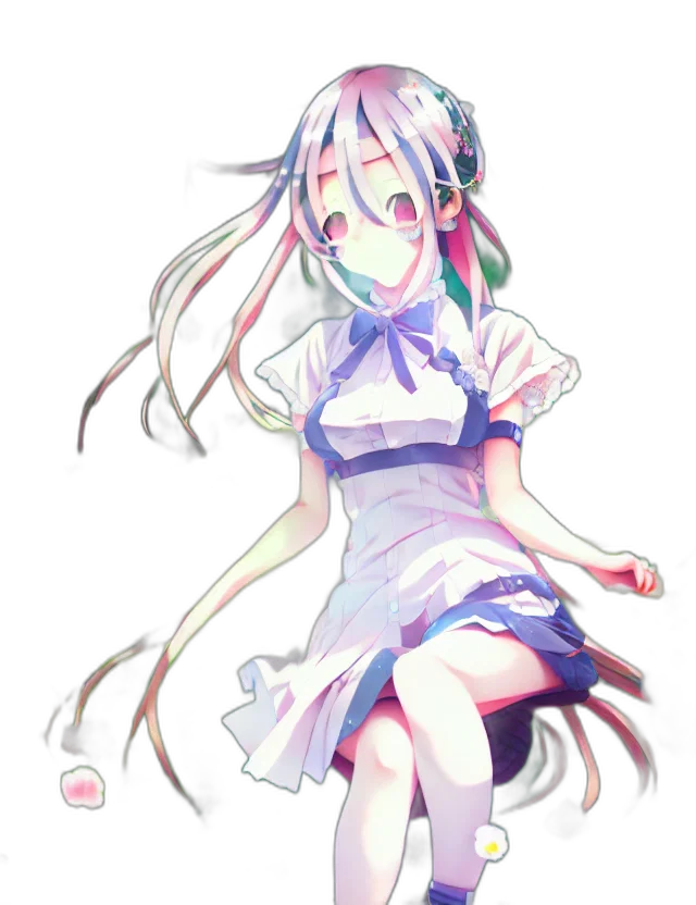 dress, staff, robot, creature transparent PNG cut-out