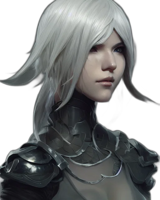 face, robot, mask, staff, concept art, fantasy art, photorealistic, 3d render transparent PNG cut-out