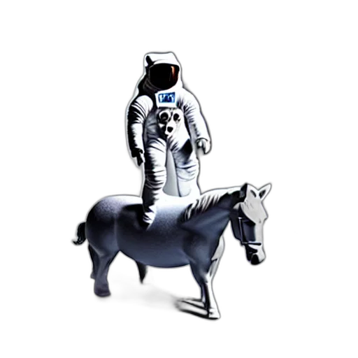 robot, animal, staff, concept art, pixel art, 3d render, photorealistic, outer space transparent PNG cut-out