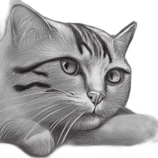 animal, face, creature, pencil sketch transparent PNG cut-out