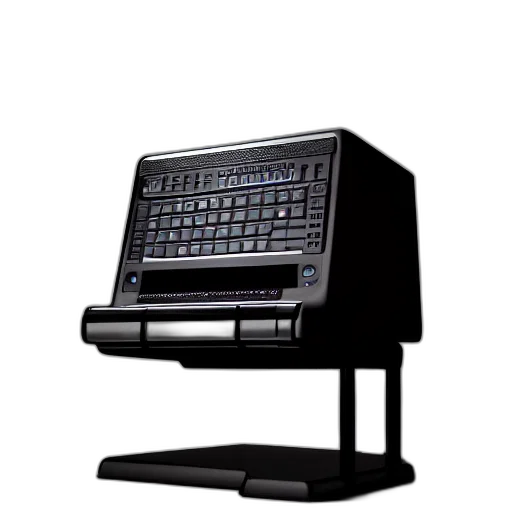 furniture, staff, 3d render, pixel art, photorealistic, concept art, computer, pedestal transparent PNG cut-out