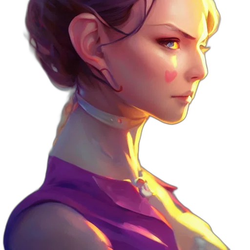 face, staff, crown, dress transparent PNG cut-out